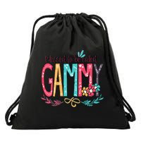 Blessed To Be Called Gammy Colorful Grandma Drawstring Bag