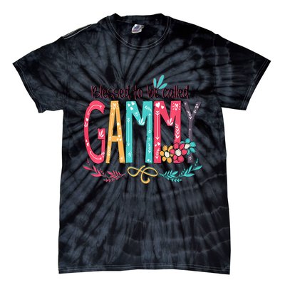 Blessed To Be Called Gammy Colorful Grandma Tie-Dye T-Shirt