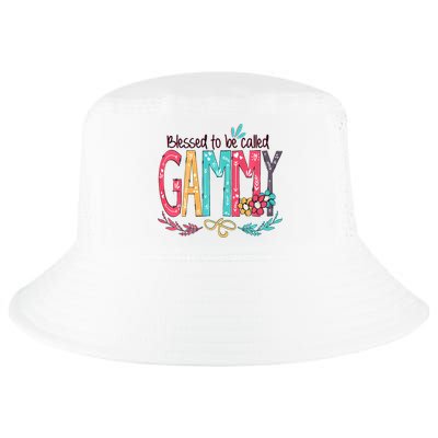 Blessed To Be Called Gammy Colorful Grandma Cool Comfort Performance Bucket Hat