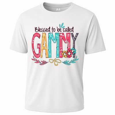 Blessed To Be Called Gammy Colorful Grandma Performance Shirt