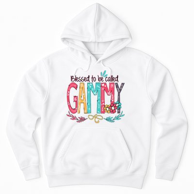 Blessed To Be Called Gammy Colorful Grandma Hoodie