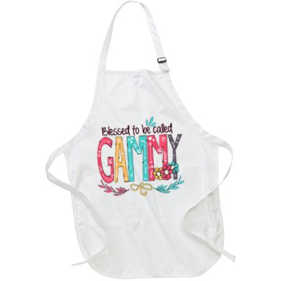 Blessed To Be Called Gammy Colorful Grandma Apron