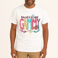 Blessed To Be Called Gammy Colorful Grandma Tall T-Shirt