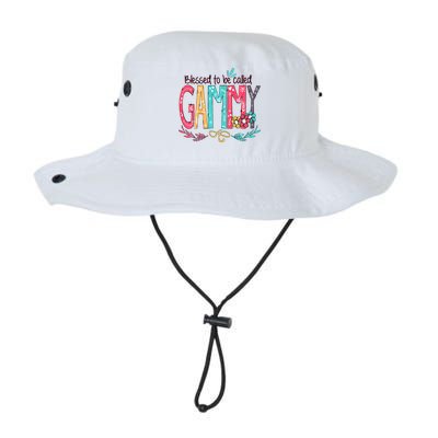 Blessed To Be Called Gammy Colorful Grandma Bucket Hat