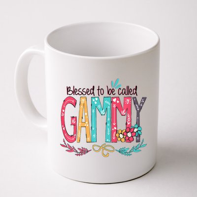 Blessed To Be Called Gammy Colorful Grandma Mug