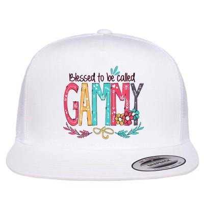Blessed To Be Called Gammy Colorful Grandma Flatbill Hat