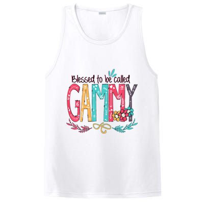 Blessed To Be Called Gammy Colorful Grandma PosiCharge Competitor Tank