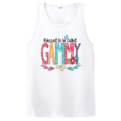 Blessed To Be Called Gammy Colorful Grandma PosiCharge Competitor Tank