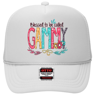 Blessed To Be Called Gammy Colorful Grandma Trucker Hat
