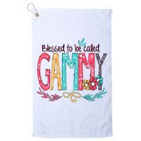 Blessed To Be Called Gammy Colorful Grandma Golf Towel