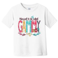 Blessed To Be Called Gammy Colorful Grandma Toddler T-Shirt