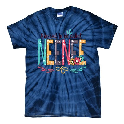 Blessed To Be Called Neenee Colorful Gifts Tie-Dye T-Shirt