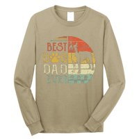 Boston Terrier Best Dog Dad Ever Vintage FatherS Day Retro Long Sleeve Shirt