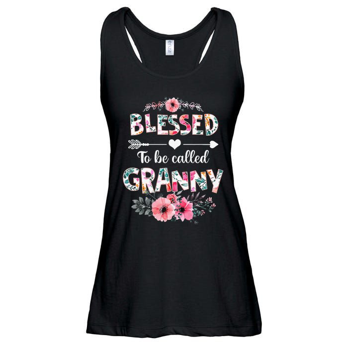 Blessed To Be Called Granny Funny Granny Mother's Day Ladies Essential Flowy Tank