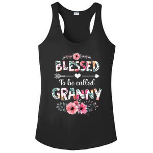 Blessed To Be Called Granny Funny Granny Mother's Day Ladies PosiCharge Competitor Racerback Tank