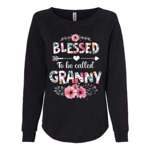 Blessed To Be Called Granny Funny Granny Mother's Day Womens California Wash Sweatshirt