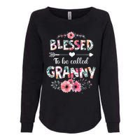 Blessed To Be Called Granny Funny Granny Mother's Day Womens California Wash Sweatshirt