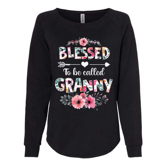 Blessed To Be Called Granny Funny Granny Mother's Day Womens California Wash Sweatshirt