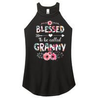 Blessed To Be Called Granny Funny Granny Mother's Day Women's Perfect Tri Rocker Tank