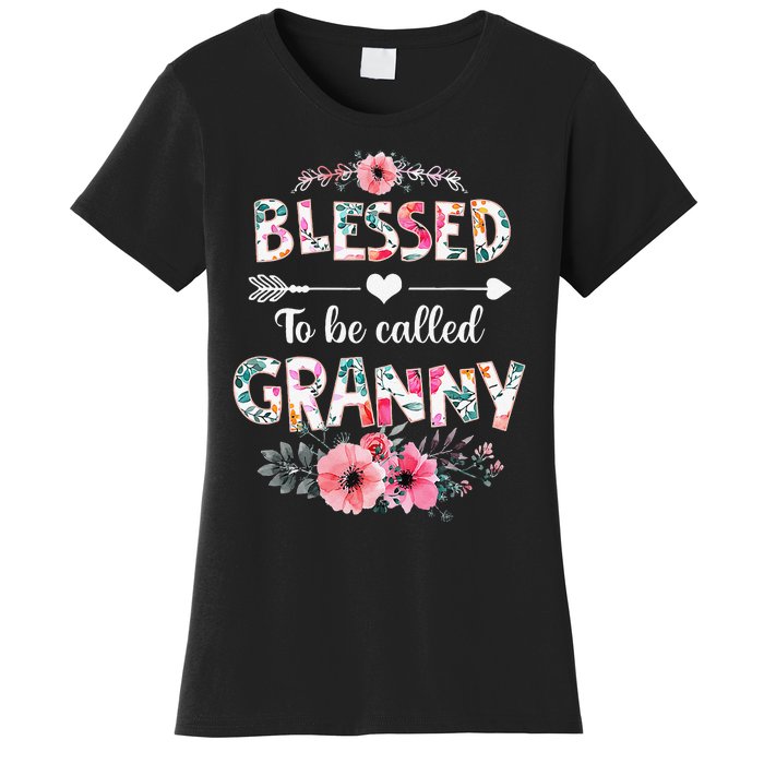 Blessed To Be Called Granny Funny Granny Mother's Day Women's T-Shirt