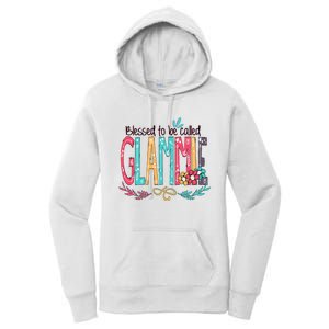 Blessed To Be Called Glammie Colorful Grandma Women's Pullover Hoodie