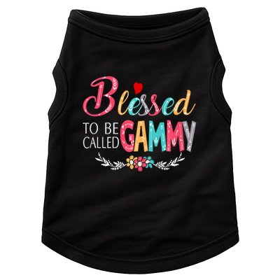 Blessed To Be Called Gammy Colorful Art Doggie Tank