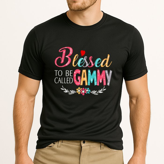 Blessed To Be Called Gammy Colorful Art Performance Shirt