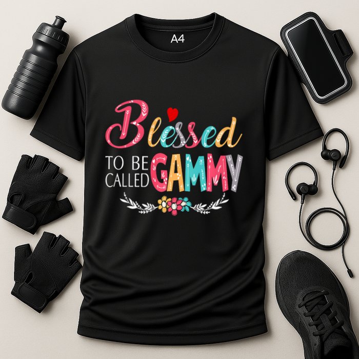 Blessed To Be Called Gammy Colorful Art Performance Shirt