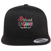 Blessed To Be Called Gammy Colorful Art Flatbill Hat