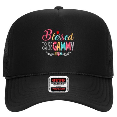 Blessed To Be Called Gammy Colorful Art Trucker Hat