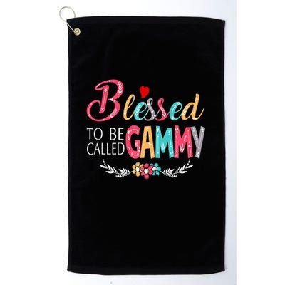 Blessed To Be Called Gammy Colorful Art Golf Towel