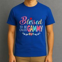 Blessed To Be Called Gammy Colorful Art T-Shirt