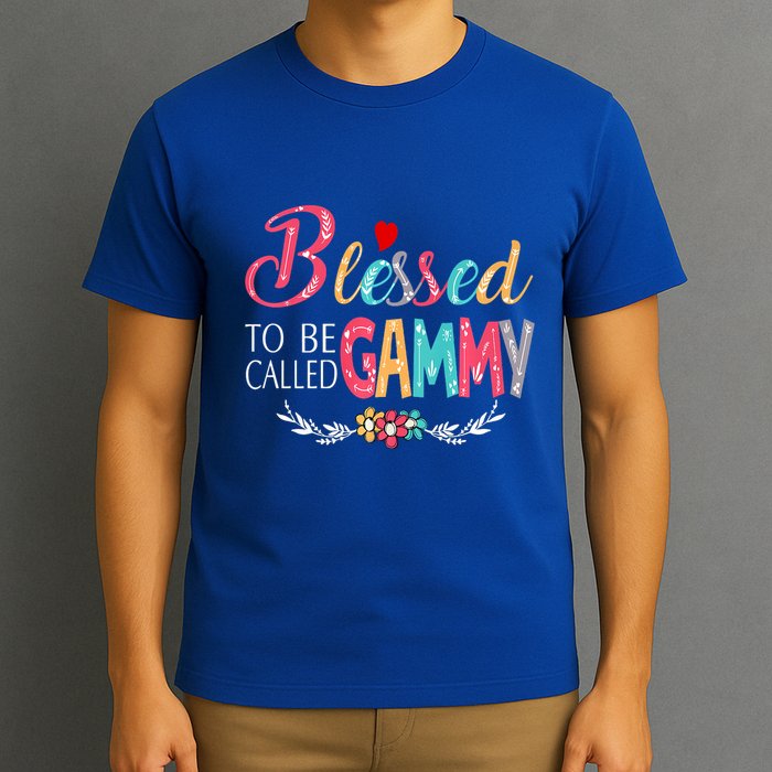 Blessed To Be Called Gammy Colorful Art T-Shirt