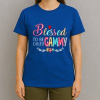 Blessed To Be Called Gammy Colorful Art T-Shirt