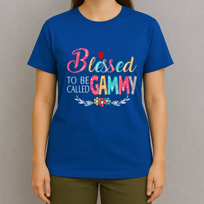 Blessed To Be Called Gammy Colorful Art T-Shirt