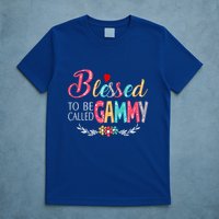 Blessed To Be Called Gammy Colorful Art T-Shirt