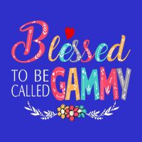 Blessed To Be Called Gammy Colorful Art Button