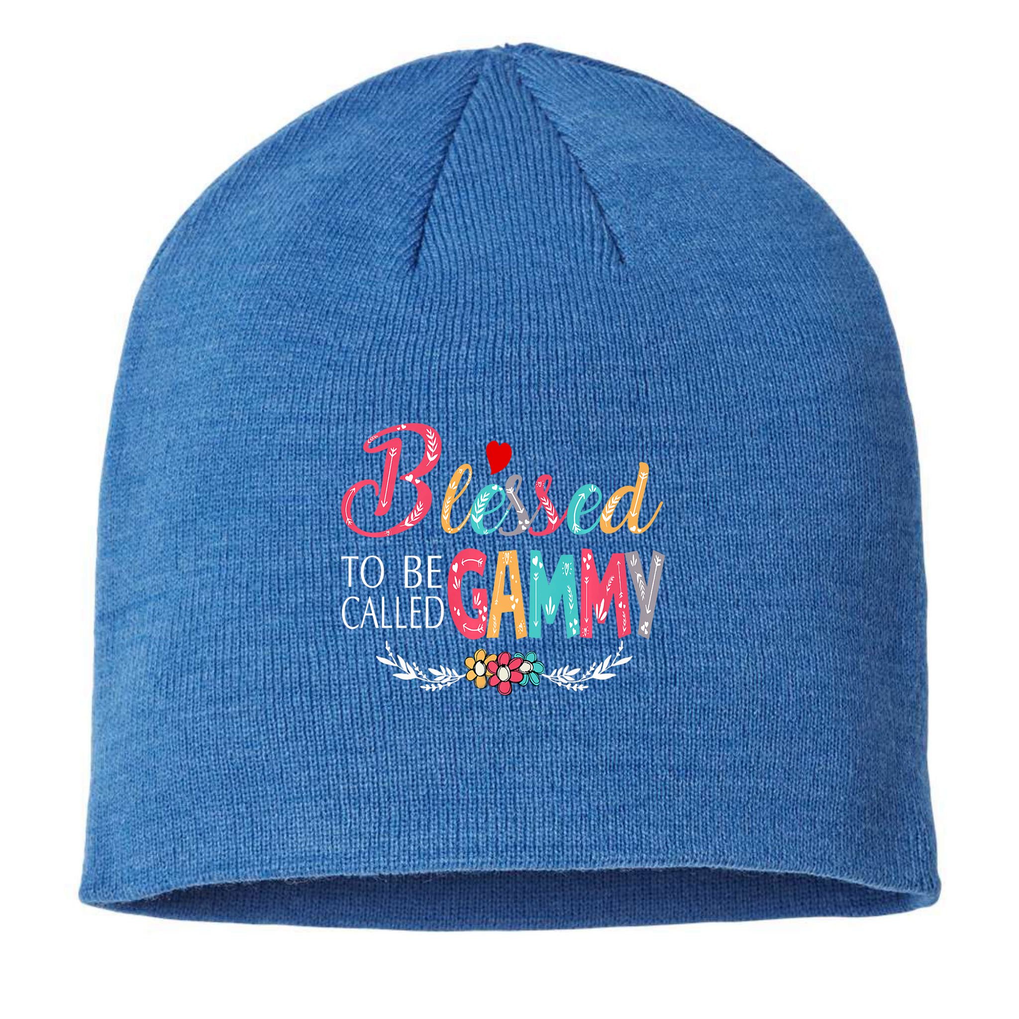 Blessed To Be Called Gammy Colorful Art Sustainable Beanie