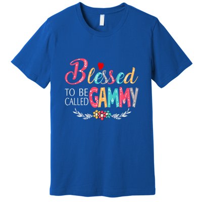 Blessed To Be Called Gammy Colorful Art Premium T-Shirt