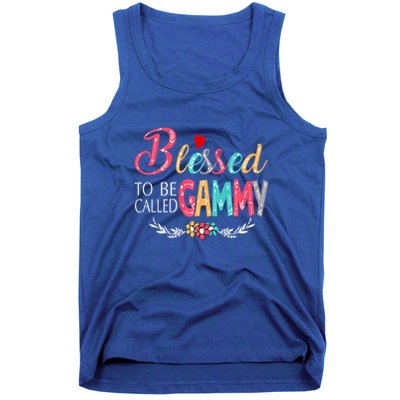 Blessed To Be Called Gammy Colorful Art Tank Top