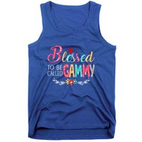 Blessed To Be Called Gammy Colorful Art Tank Top