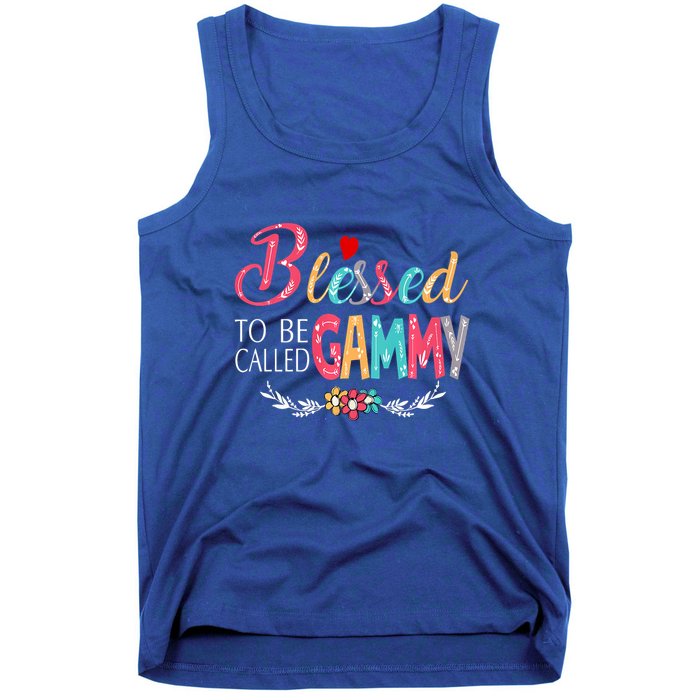 Blessed To Be Called Gammy Colorful Art Tank Top