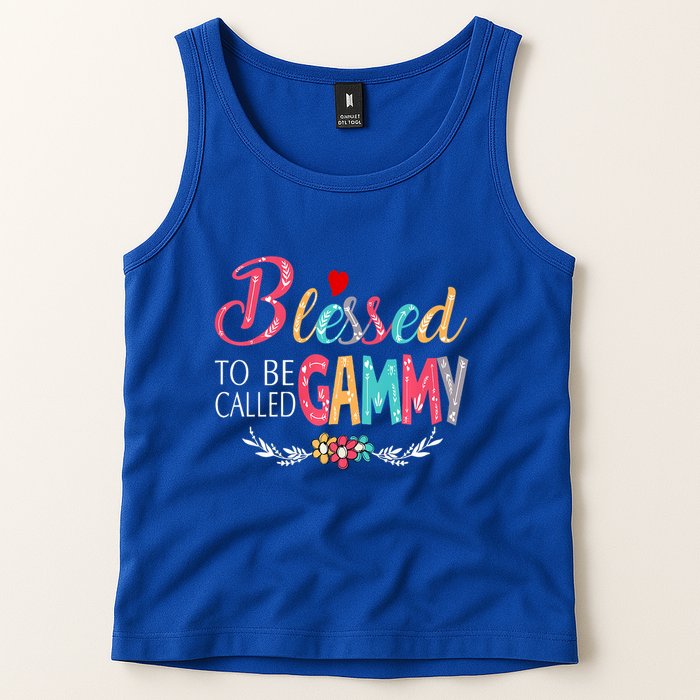Blessed To Be Called Gammy Colorful Art Tank Top
