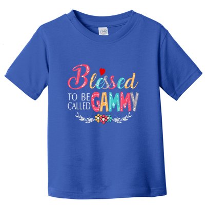 Blessed To Be Called Gammy Colorful Art Toddler T-Shirt