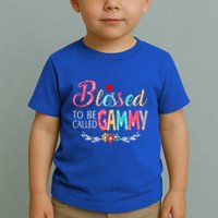 Blessed To Be Called Gammy Colorful Art Toddler T-Shirt