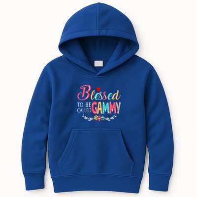 Blessed To Be Called Gammy Colorful Art Kids Hoodie