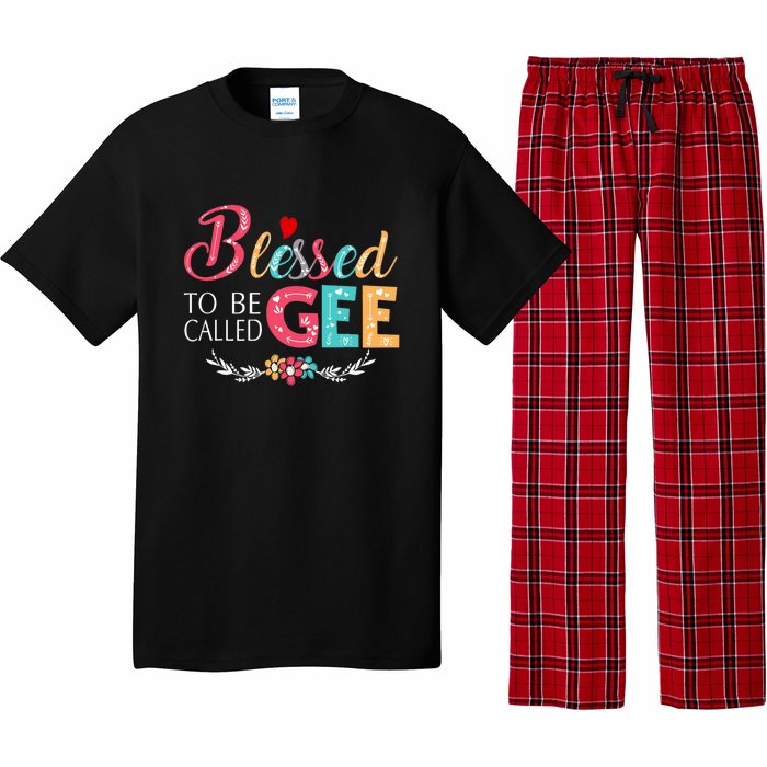 Blessed To Be Called Gee Colorful Art Pajama Set