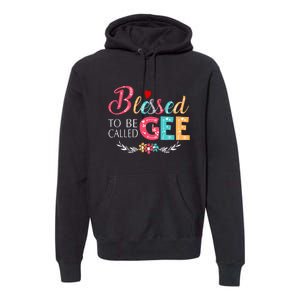 Blessed To Be Called Gee Colorful Art Premium Hoodie