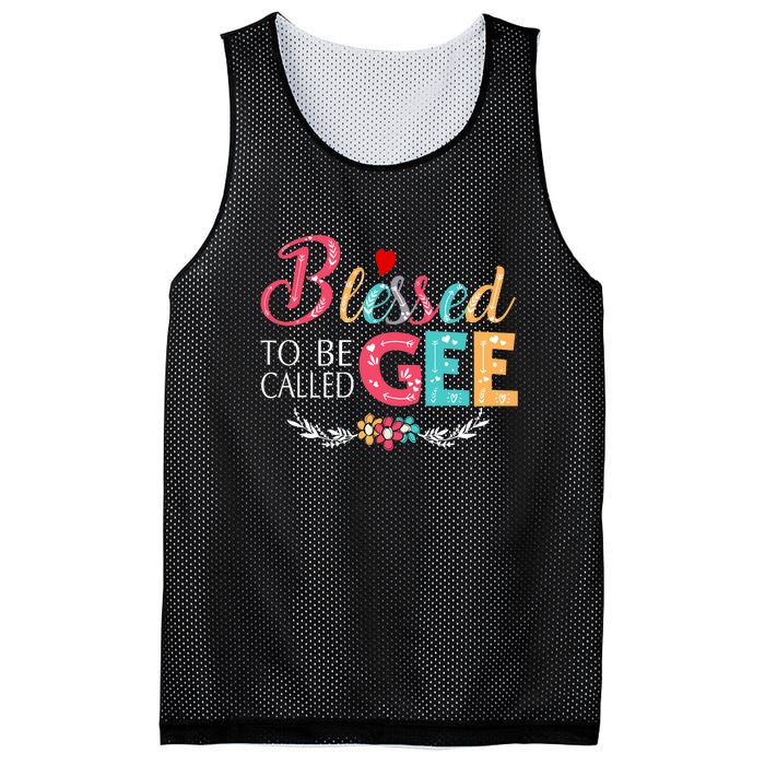 Blessed To Be Called Gee Colorful Art Mesh Reversible Basketball Jersey Tank