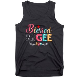 Blessed To Be Called Gee Colorful Art Tank Top